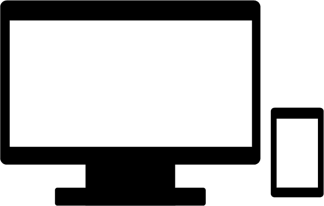 desktop and phone icon