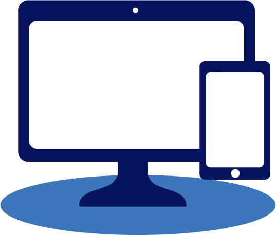 desktop and phone icon